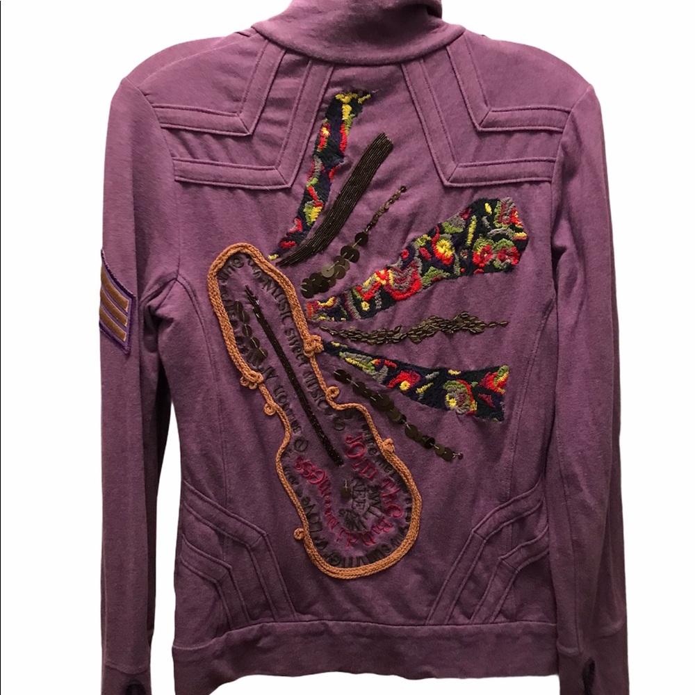 OILILY cotton zip front jacket M rare.